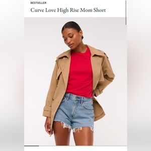 Abercrombie & Fitch The 4” Mom Short High Rise